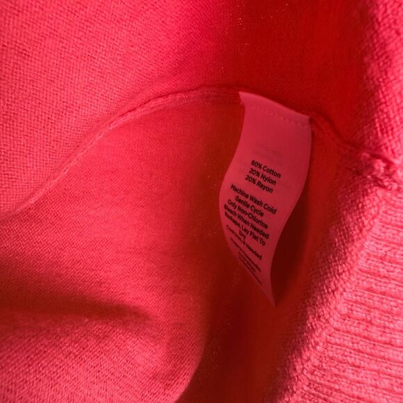 Talbots Women’s Large Red Cotton Blend Sweater - Picture 3 of 5